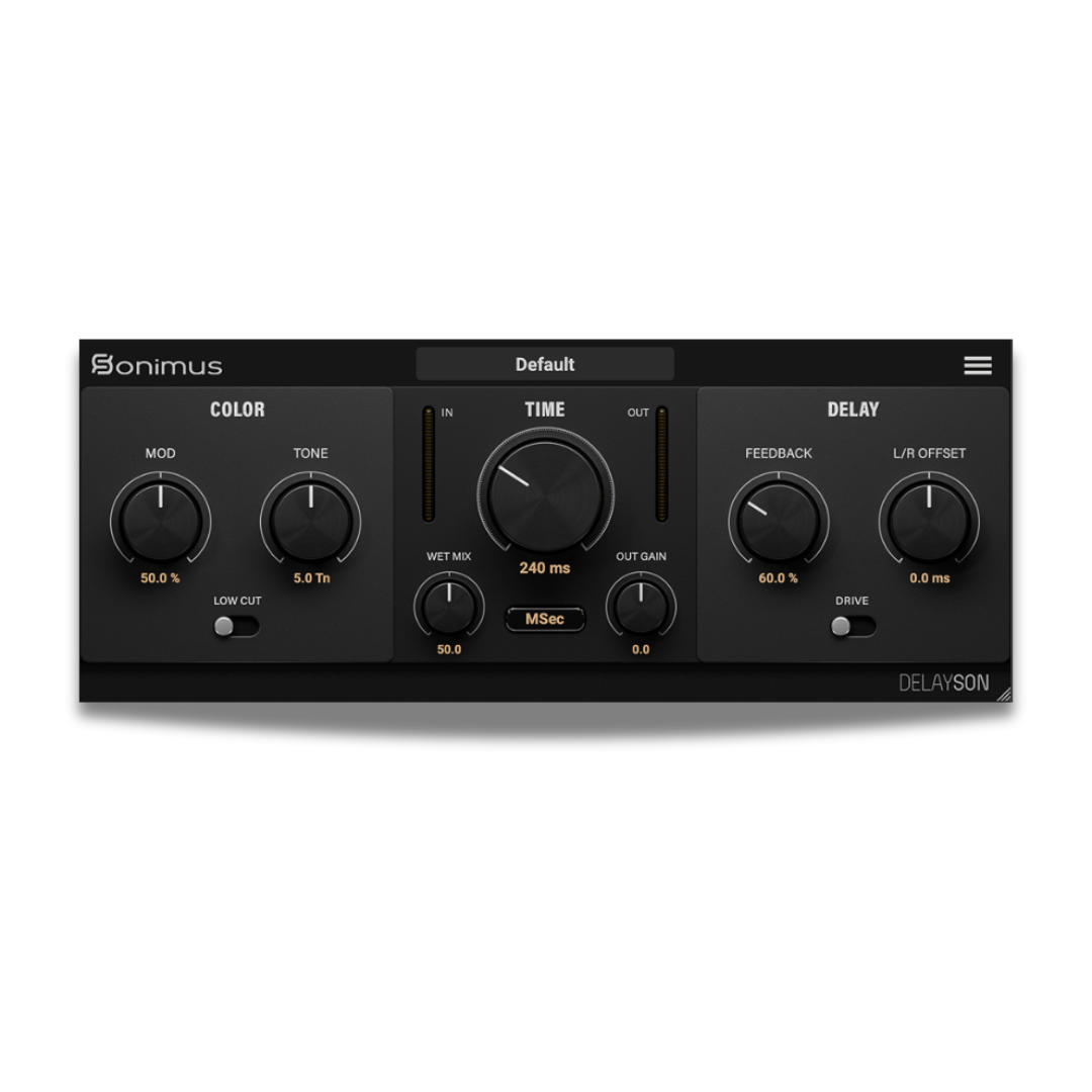 Consigue un Delay de Cinta Profesional GRATIS con DelaySon de Sonimus