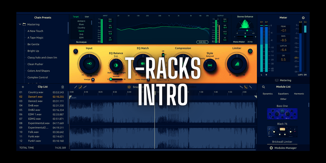 T-RackS Intro: Mezcla y Masteriza GRATIS con Calidad Profesional en Cualquier DAW