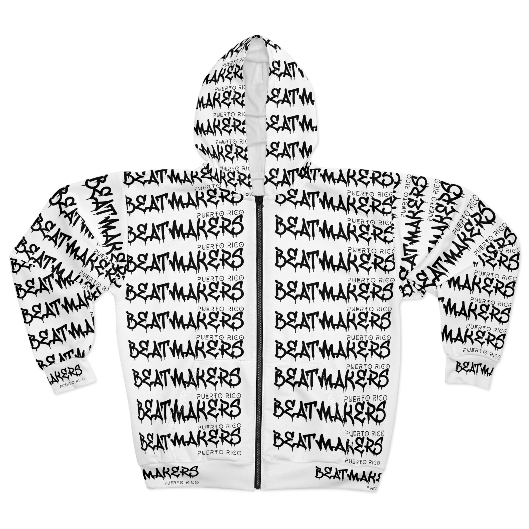 Beatmakers Puerto Rico Zip Hoodie (AOP)