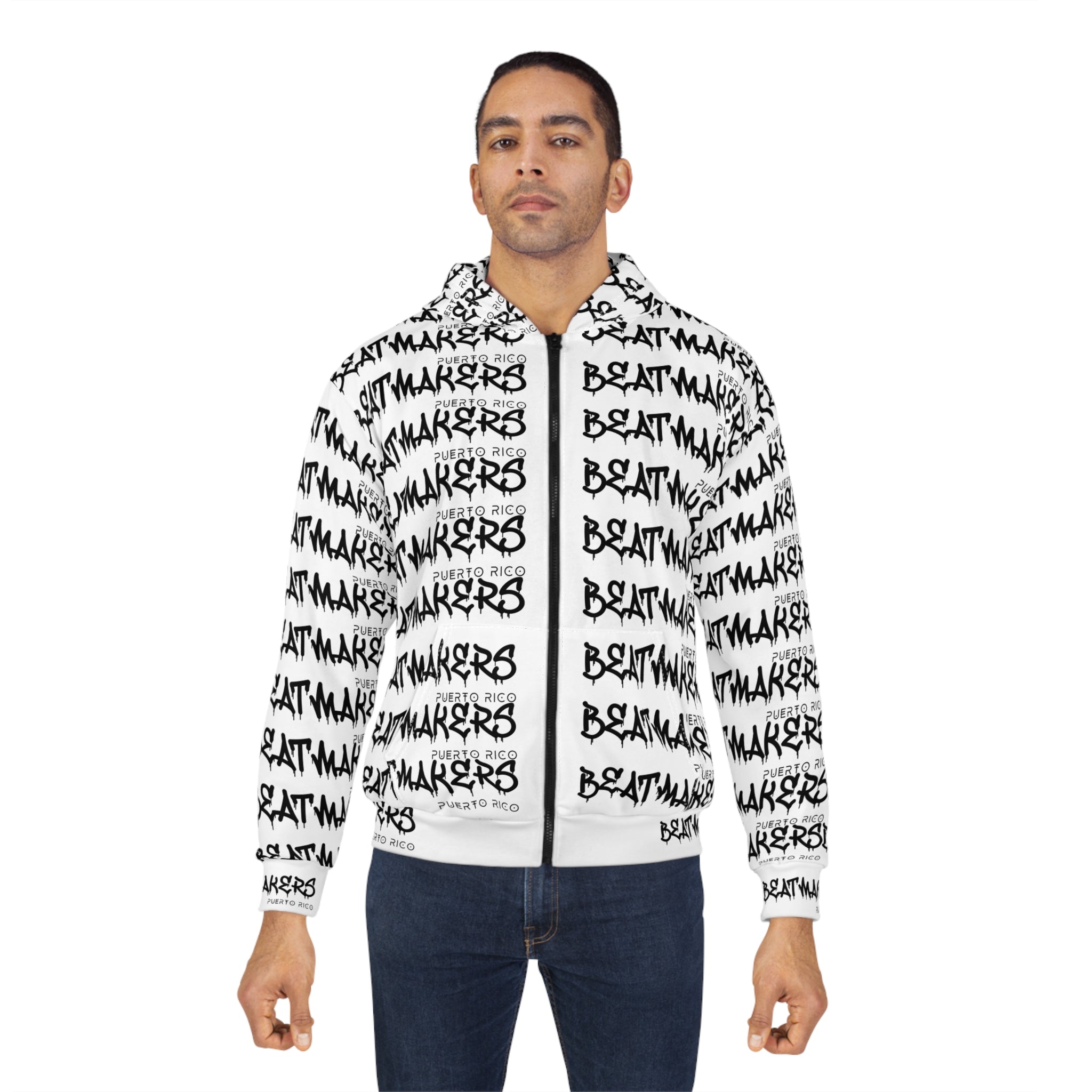 Beatmakers Puerto Rico Zip Hoodie (AOP)